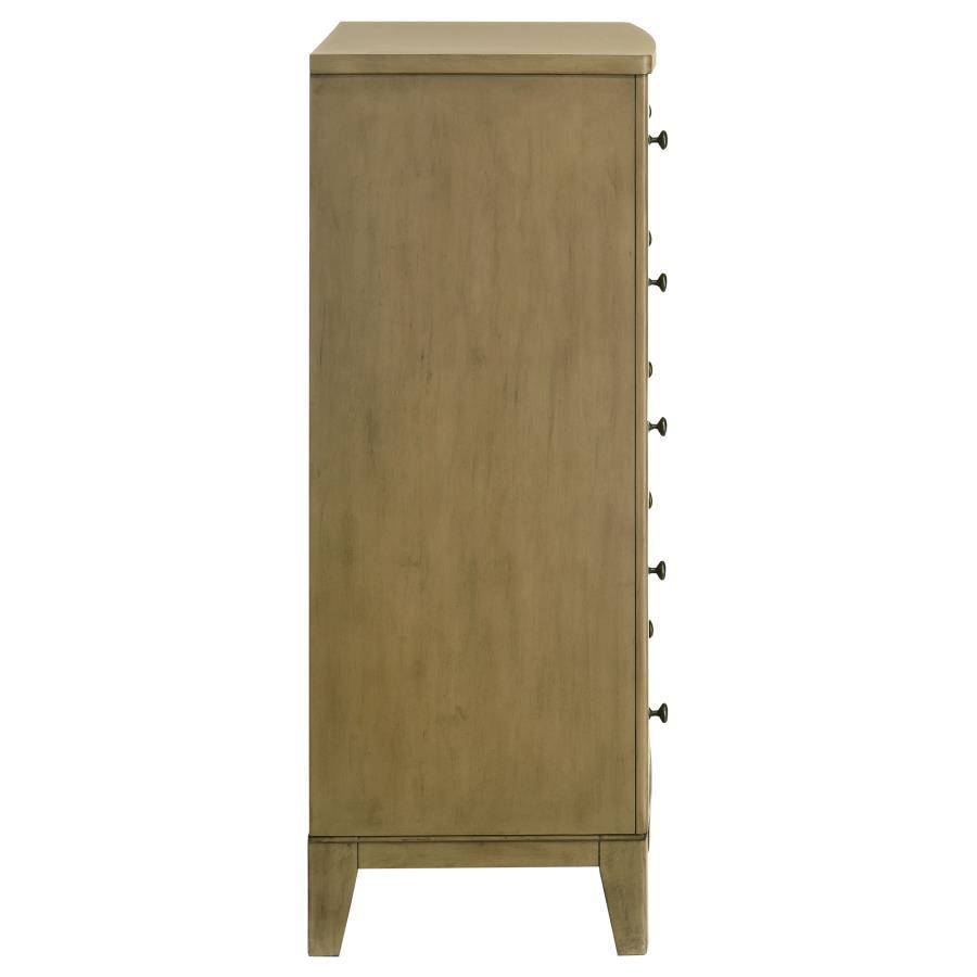 Granada - 5 - Drawer Bedroom Chest Of Drawers - Natural Pine Accent Chest modern furniture Contempo Furniture
