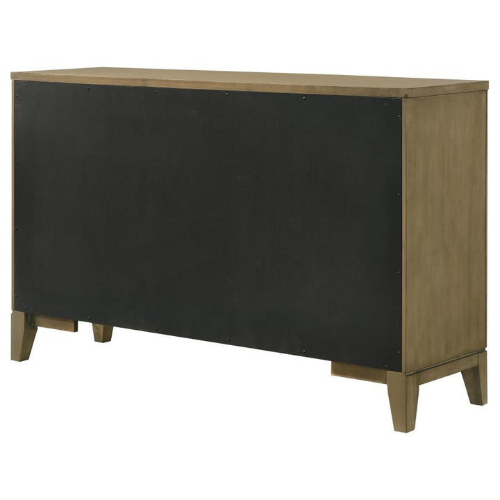 Granada - 8 - Drawer Dresser Cabinet - Natural Pine Dressers modern furniture Contempo Furniture