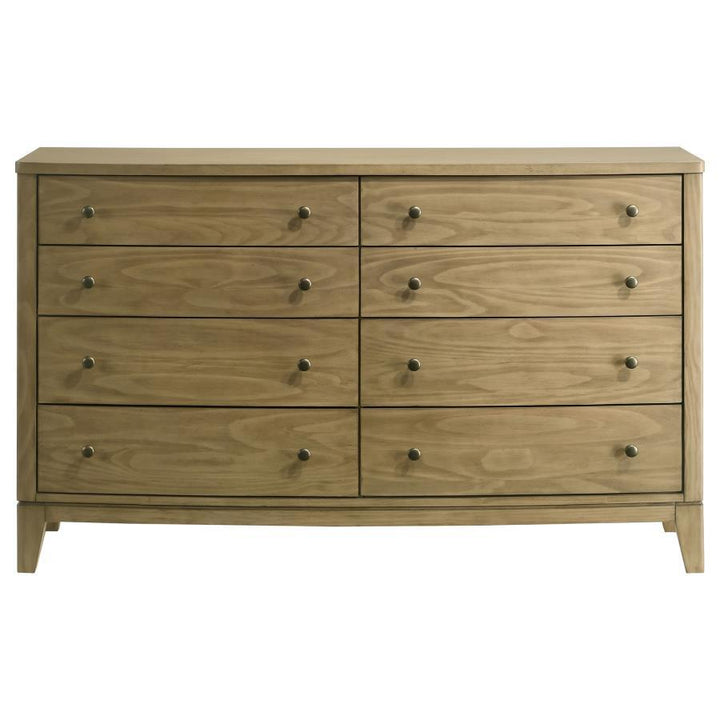 Granada - 8 - Drawer Dresser Cabinet - Natural Pine Dressers modern furniture Contempo Furniture