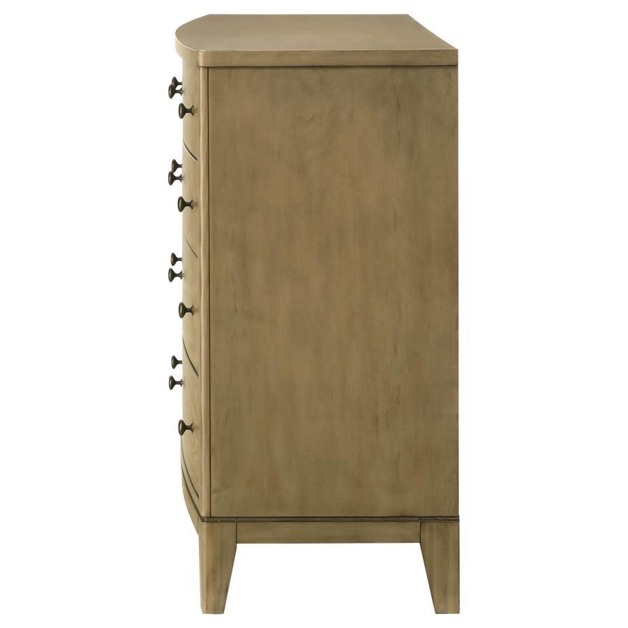 Granada - 8 - Drawer Dresser Cabinet - Natural Pine Dressers modern furniture Contempo Furniture