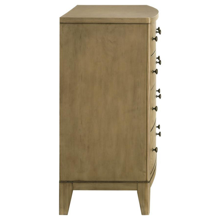 Granada - 8 - Drawer Dresser Cabinet - Natural Pine Dressers modern furniture Contempo Furniture