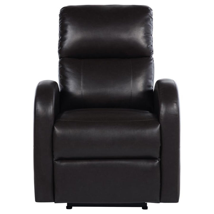 Grant - Upholstered Power Recliner Chair - Brown Reclining Chair modern furniture Contempo Furniture