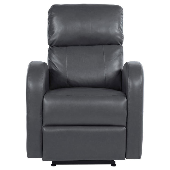 Grant - Upholstered Power Recliner Chair - Gray Reclining Chair modern furniture Contempo Furniture