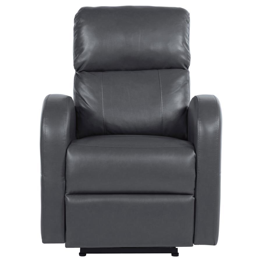 Grant - Upholstered Power Recliner Chair - Gray Reclining Chair modern furniture Contempo Furniture