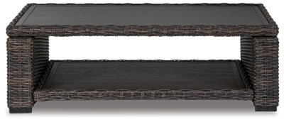 Grasson Lane Coffee Table - Dark Brown Coffee Table modern furniture Contempo Furniture