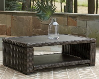 Grasson Lane Coffee Table - Dark Brown Coffee Table modern furniture Contempo Furniture