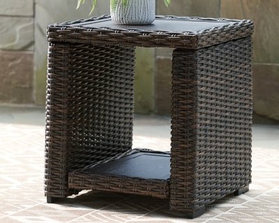 Grasson Lane End Table - Dark Brown End Table modern furniture Contempo Furniture