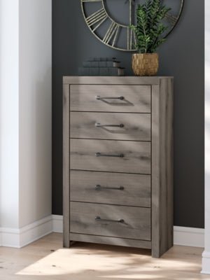 Graystorm Chest of Drawers - Dark Gray Accent Chest modern furniture Contempo Furniture