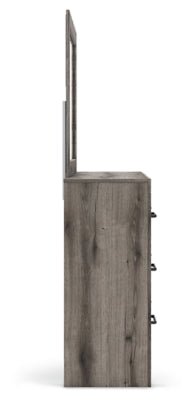 Graystorm Dresser and Mirror - Dark Gray Dresser &amp; Mirror modern furniture Contempo Furniture