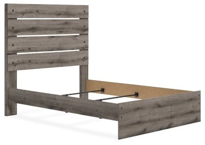 Graystorm Full Panel Bed - Dark Gray Panel Bed modern furniture Contempo Furniture