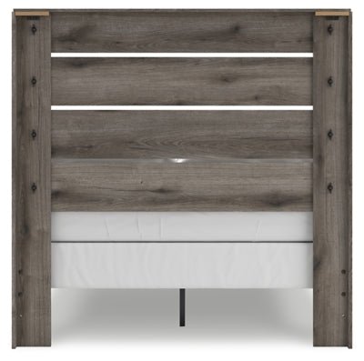 Graystorm Full Panel Bed - Dark Gray Panel Bed modern furniture Contempo Furniture