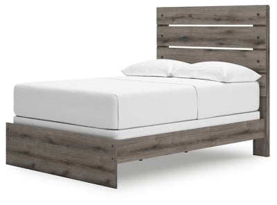 Graystorm Full Panel Bed - Dark Gray Panel Bed modern furniture Contempo Furniture