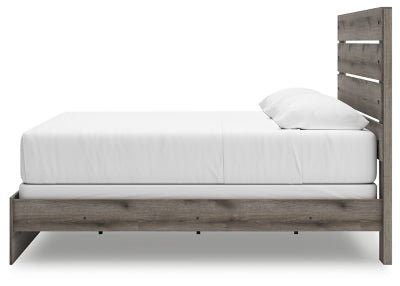 Graystorm King Panel Bed - Dark Gray Panel Bed modern furniture Contempo Furniture