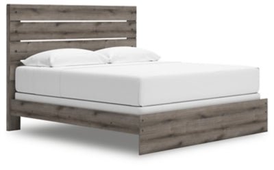 Graystorm King Panel Bed - Dark Gray | Ashley Furniture