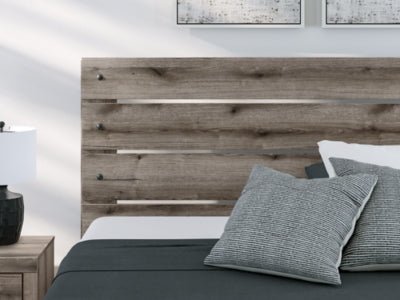 Graystorm King Panel Bed - Dark Gray Panel Bed modern furniture Contempo Furniture