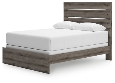 Graystorm Queen Panel Bed - Dark Gray Panel Bed modern furniture Contempo Furniture