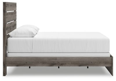 Graystorm Queen Panel Bed - Dark Gray Panel Bed modern furniture Contempo Furniture
