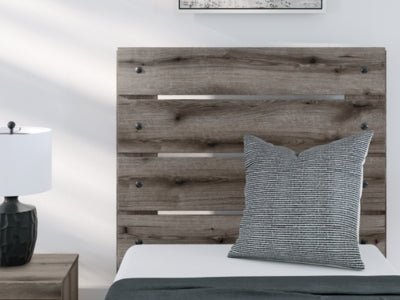 Graystorm Twin Panel Bed - Dark Gray Panel Bed modern furniture Contempo Furniture