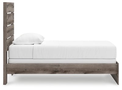 Graystorm Twin Panel Bed - Dark Gray Panel Bed modern furniture Contempo Furniture