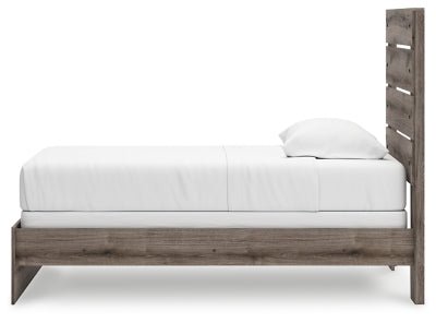 Graystorm Twin Panel Bed - Dark Gray Panel Bed modern furniture Contempo Furniture