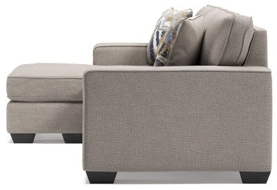 Greaves Sofa Chaise - Gray Stationary Sofa modern furniture Contempo Furniture