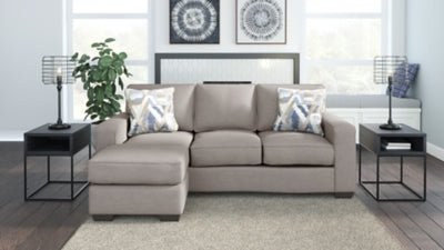Greaves Sofa Chaise - Gray Stationary Sofa modern furniture Contempo Furniture