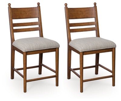 Greddinton Counter Height Barstool - Light Brown | Ashley Furniture