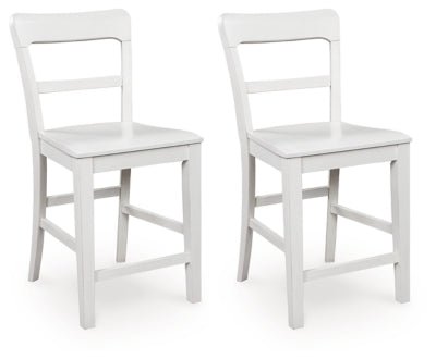 Greddinton Counter Height Barstool - White | Ashley Furniture