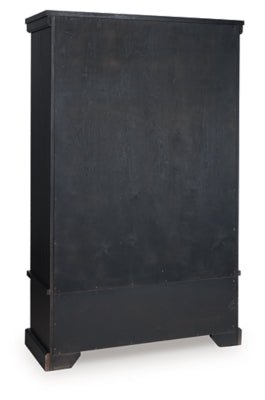 Greddinton Curio - Black Curio Cabinet modern furniture Contempo Furniture