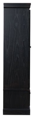 Greddinton Curio - Black Curio Cabinet modern furniture Contempo Furniture