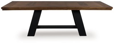 Greddinton Dining Extension Table - Light Brown Dining Table with Extensions modern furniture Contempo Furniture