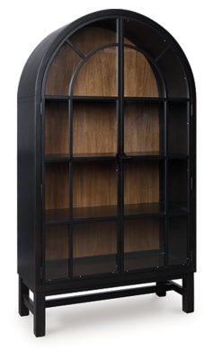 Greddinton Display Cabinet - Black | Ashley Furniture