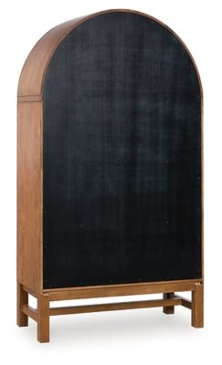 Greddinton Display Cabinet - Light Brown Display Cabinet modern furniture Contempo Furniture