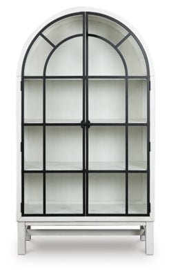 Greddinton Display Cabinet - White Display Cabinet modern furniture Contempo Furniture