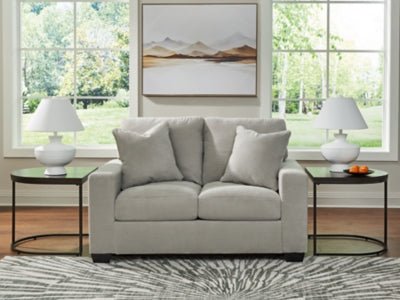 Greenbriar Loveseat - Gray Stationary Loveseat modern furniture Contempo Furniture