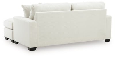 Greenbriar Sofa Chaise - White Stationary Sofa modern furniture Contempo Furniture