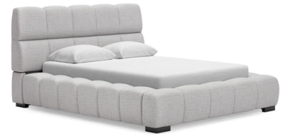 Grendusk Queen Upholstered Bed - Gray | Ashley Furniture