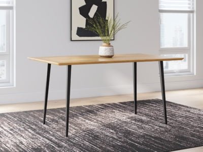 Gretlynn Dining Table - Light Brown Dining Table modern furniture Contempo Furniture