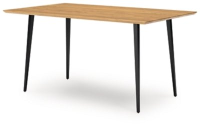 Gretlynn Dining Table - Light Brown Dining Table modern furniture Contempo Furniture
