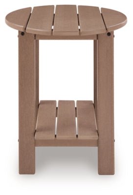 Grover Beach Outdoor End Table - Light Brown End Table modern furniture Contempo Furniture