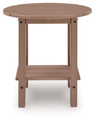 Grover Beach Outdoor End Table - Light Brown End Table modern furniture Contempo Furniture