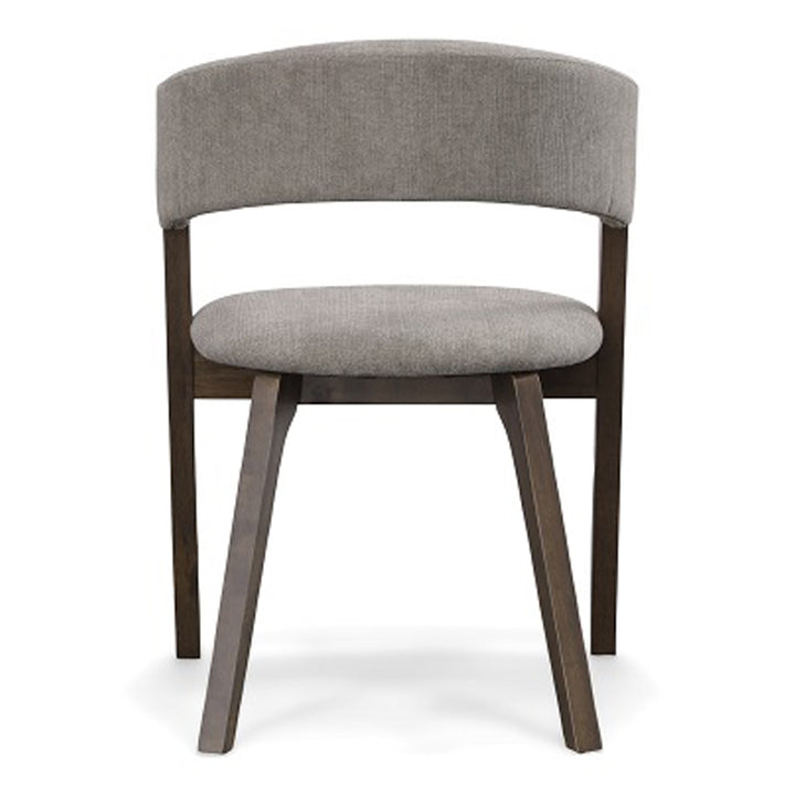 Grover - Modern Grey &amp; Dark Wenge Dining Chair (Set of 2)