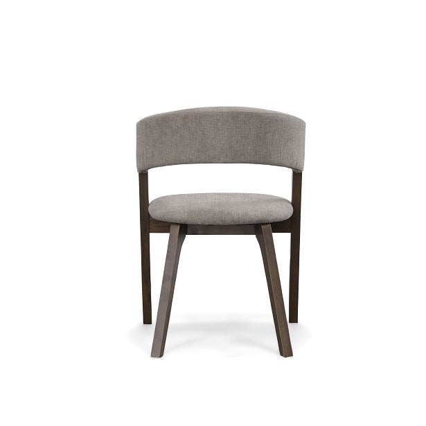 Grover - Modern Grey &amp; Dark Wenge Dining Chair (Set of 2)