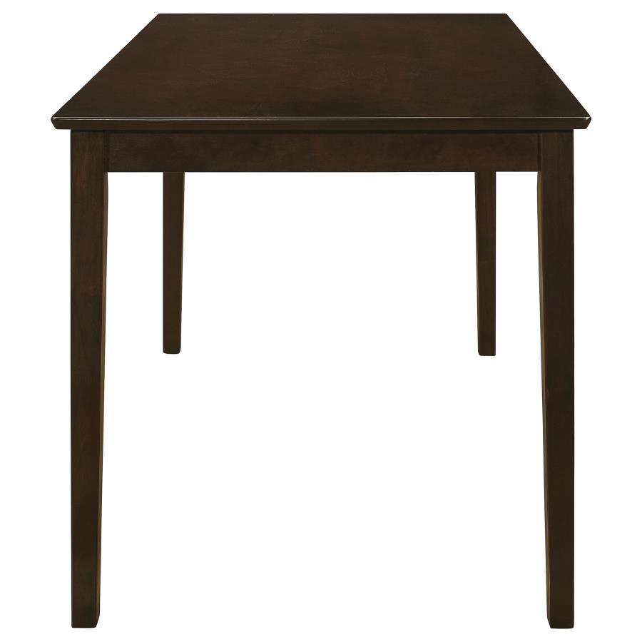 Guillen - 5 Piece Rectangular Dining Table Set - Cappuccino 5 - Piece Dining Room Set modern furniture Contempo Furniture