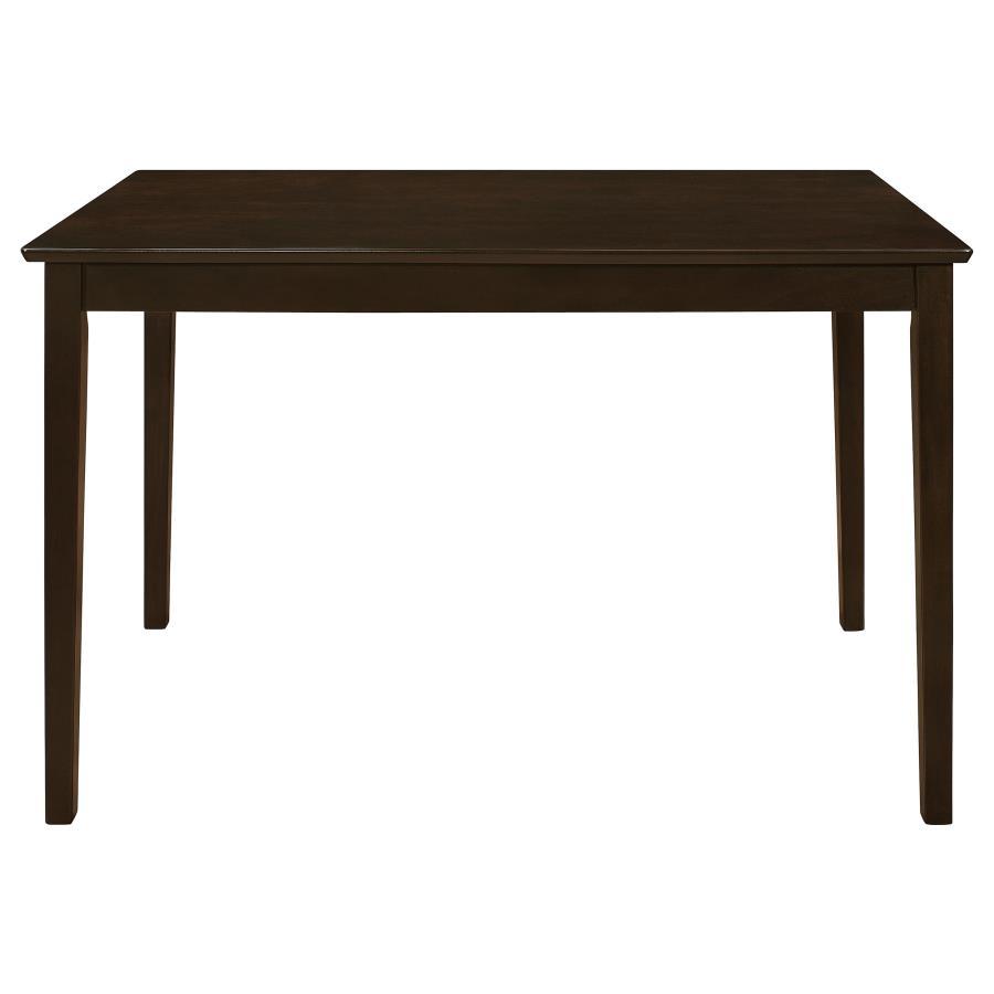 Guillen - 5 Piece Rectangular Dining Table Set - Cappuccino 5 - Piece Dining Room Set modern furniture Contempo Furniture
