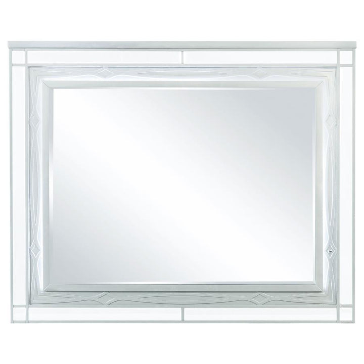 Gunnison - Dresser Mirror - Silver Metallic Mirror modern furniture Contempo Furniture