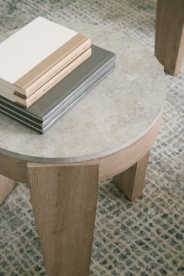 Guystone Table (Set of 3) - Light Brown Table Set modern furniture Contempo Furniture