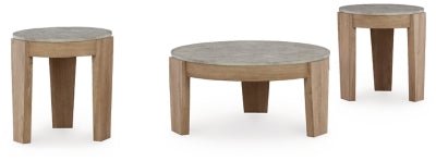 Guystone Table (Set of 3) - Light Brown | Ashley Furniture