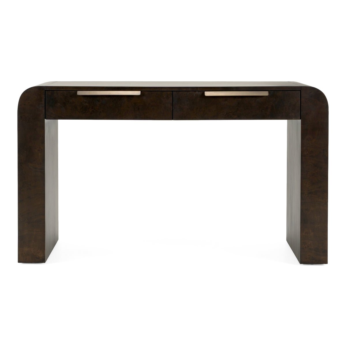 Guzman - Modern Dark Burl Writing Desk