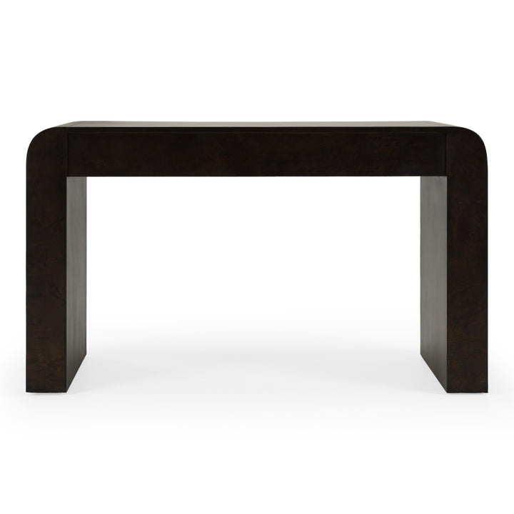 Guzman - Modern Dark Burl Writing Desk